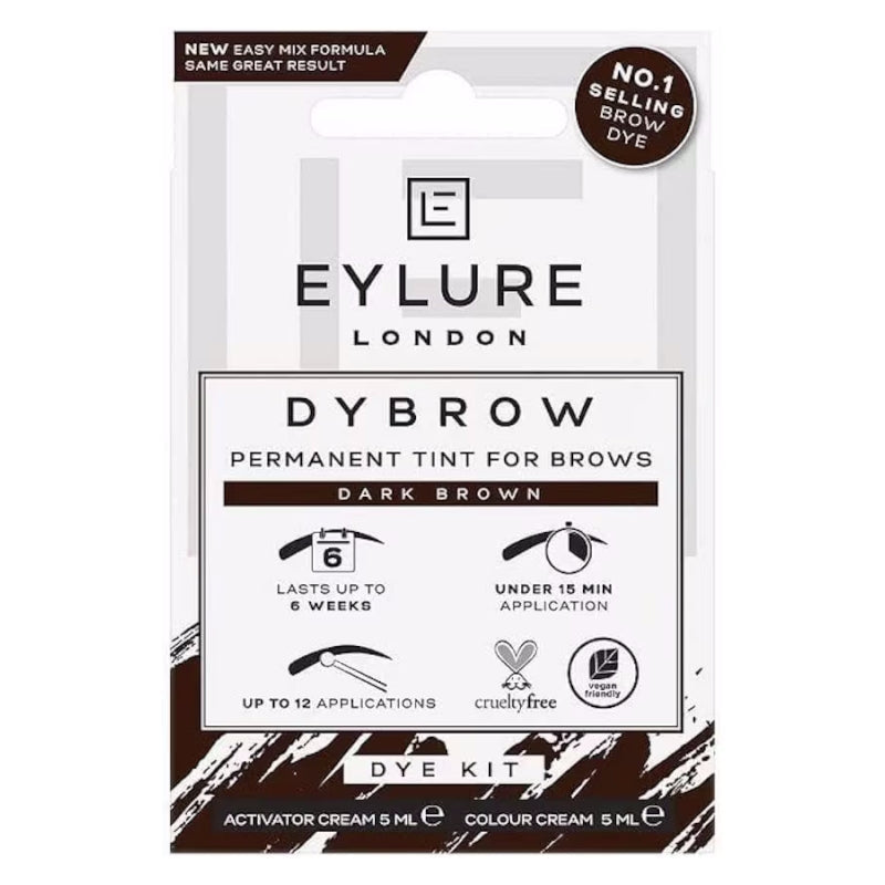 Eylure Dybrow Dye Kit Dark Brown - The Health and Beauty Store