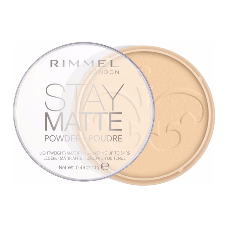 Rimmel Stay Matte Pressed Powder Transparent - The Health and Beauty Store