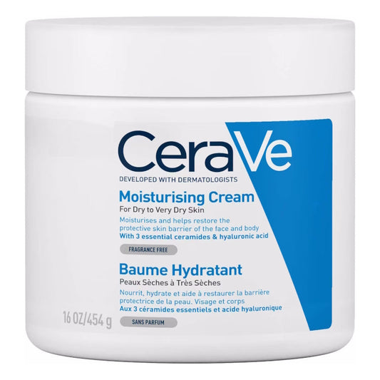 CeraVe Moisturising Cream for Dry to Very Dry Skin 454g - The Health and Beauty Store