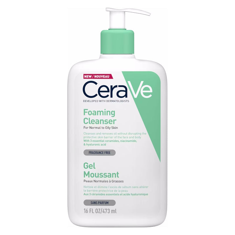 CeraVe Foaming Cleanser for Normal to Oily Skin - The Health and Beauty Store