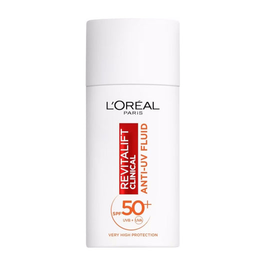 L'Oreal Revitalift Clinical SPF 50+ Invisible UV Fluid 50ml - The Health and Beauty Store