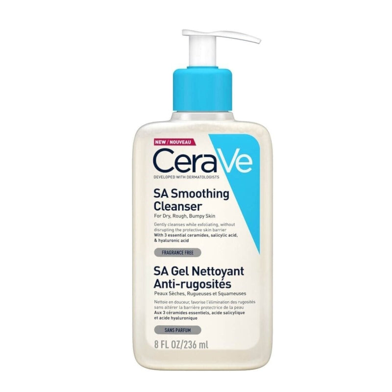 CeraVe SA Smoothing Face and Body Cleanser 236ml - The Health and Beauty Store