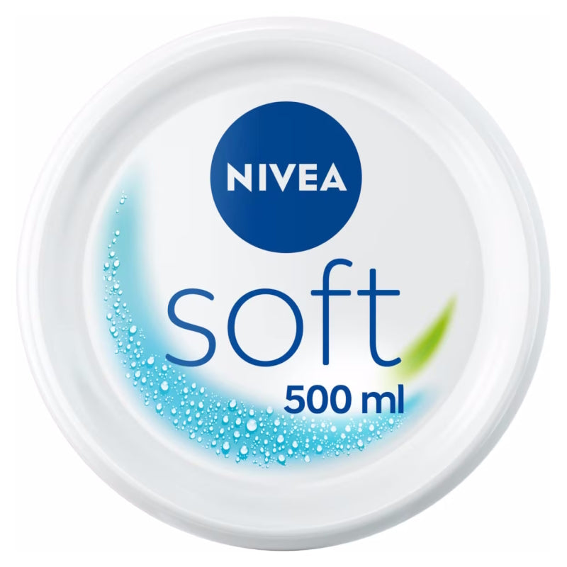 Nivea Soft Moisturising Cream 500ml - The Health and Beauty Store