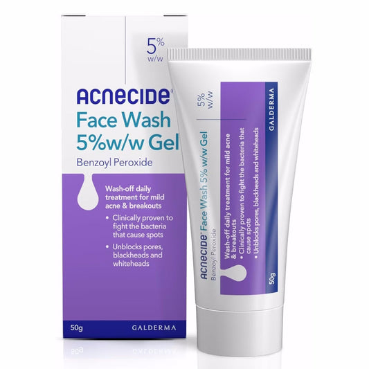 Acnecide Face Wash for Acne & Spot Treatment 50g - The Health and Beauty Store