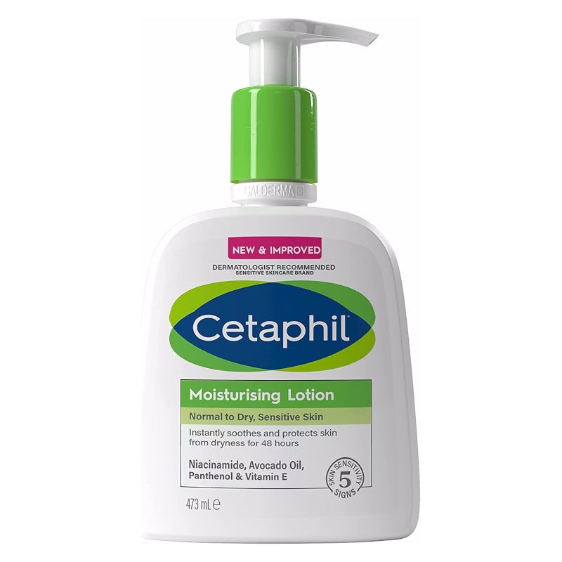 Cetaphil Face & Body Moisturising Lotion for Normal to Dry Skin 473ml - The Health and Beauty Store