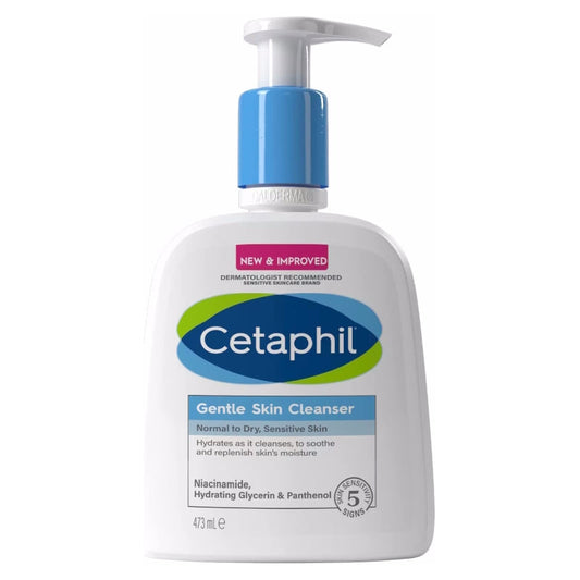 Cetaphil Gentle Skin Cleanser for Normal to Dry Sensitive Skin 473ml - The Health and Beauty Store