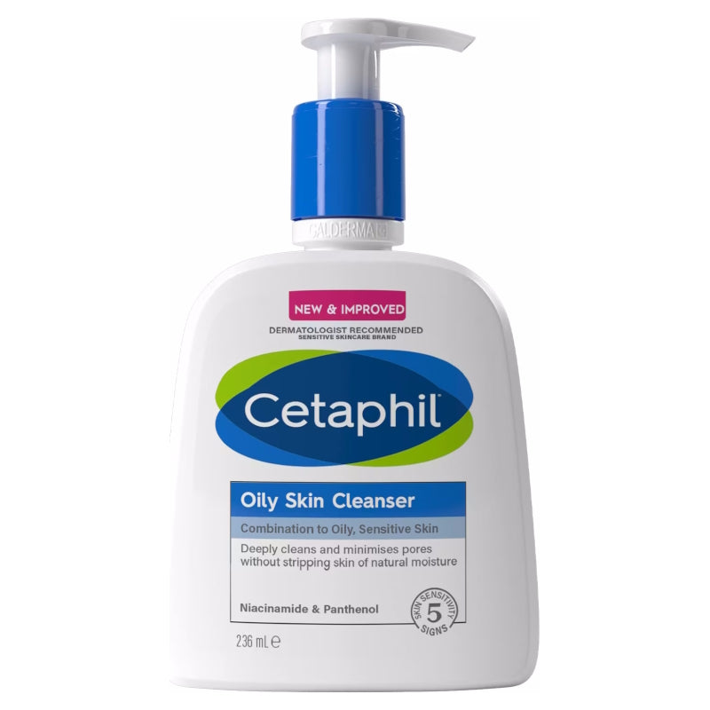 Cetaphil Oily Skin Cleanser for Combination to Oily Sensitive Skin - The Health and Beauty Store