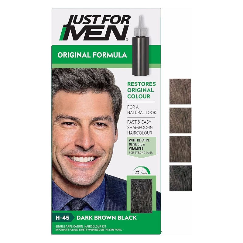 Just For Men Original Formula for Dark Brown or Black Hair - The Health and Beauty Store