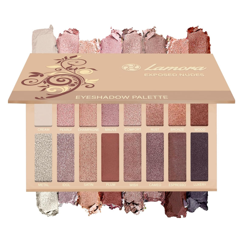 Lamora Best Pro Eyeshadow Palette Makeup - The Health and Beauty Store