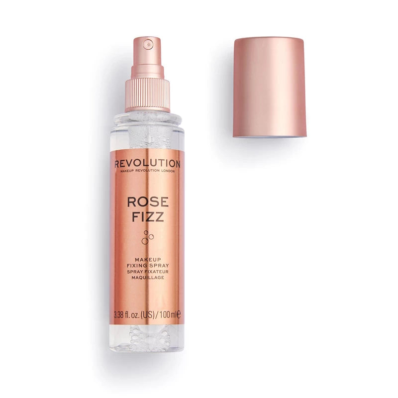 Revolution Rose Fizz Makeup Fixing Spray 100ml - The Health and Beauty Store