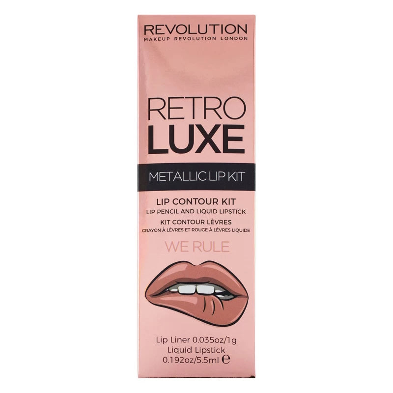 Revolution Retro Luxe Matte Lip Kit - The Health and Beauty Store