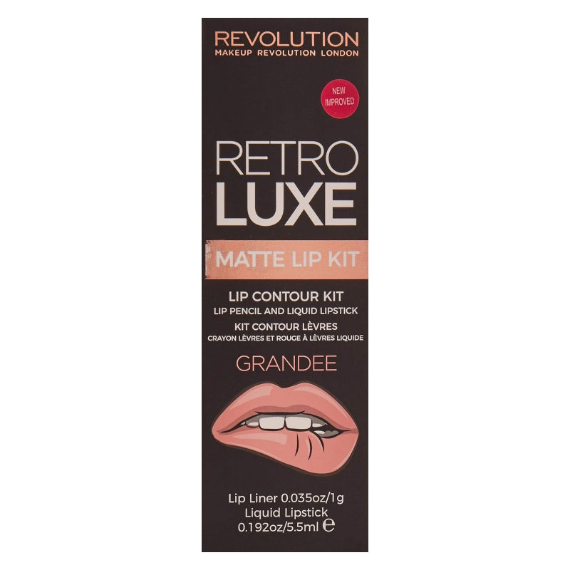 Revolution Retro Luxe Matte Lip Kit - The Health and Beauty Store