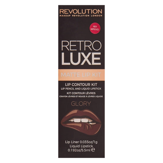 Revolution Retro Luxe Matte Lip Kit - The Health and Beauty Store