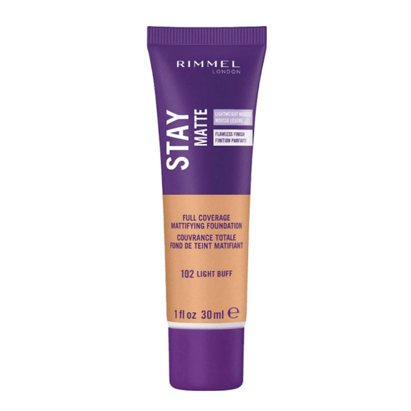 Rimmel Stay Matte Foundation 30ml - The Health and Beauty Store