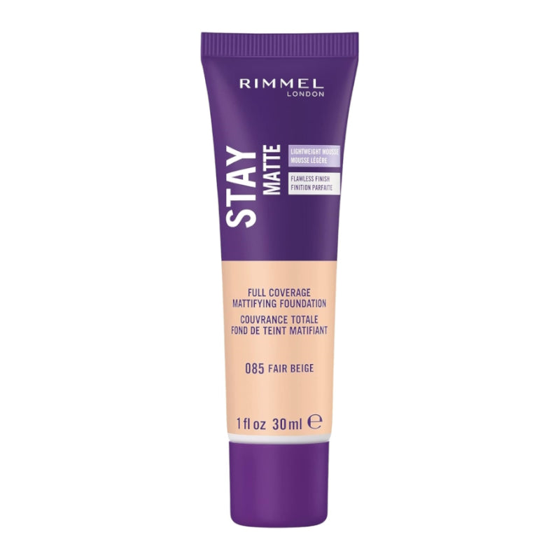 Rimmel Stay Matte Foundation 30ml - The Health and Beauty Store