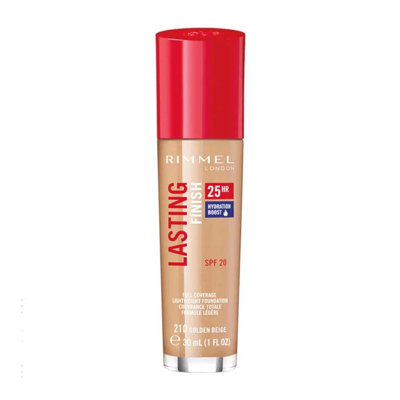 Rimmel Lasting Finish 25H Foundation 30ml - The Health and Beauty Store