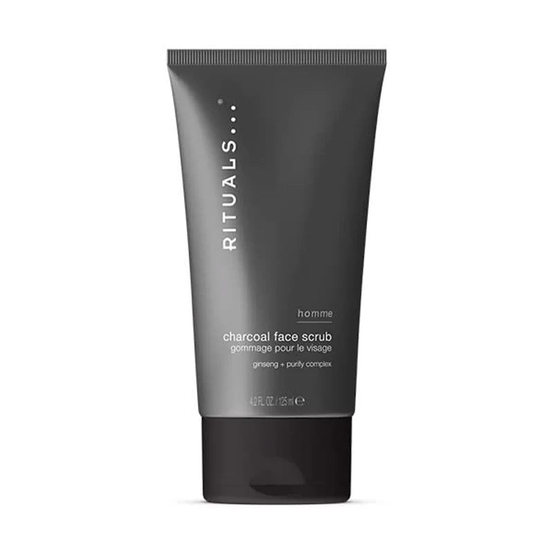 Rituals Homme Charcoal Face Scrub 125ml - The Health and Beauty Store