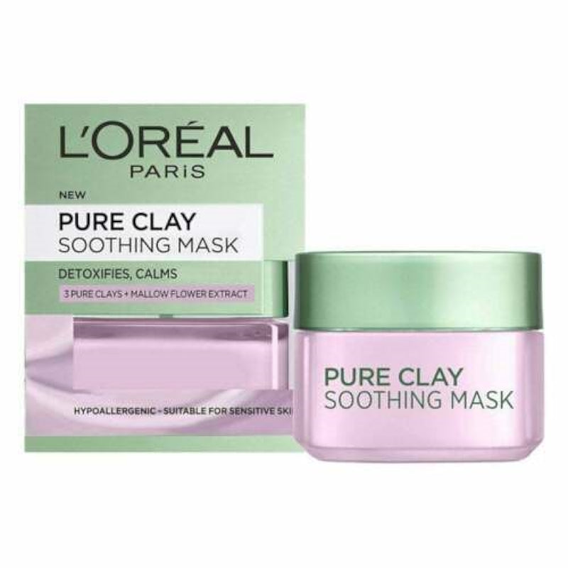 L'Oreal Absolute Pure Clay Skin Soothing Face Mask 15ml - The Health and Beauty Store