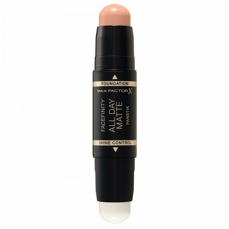 Max Factor Foundation Facefinity All Day Matte Panstik - Warm Almond 45 - The Health and Beauty Store