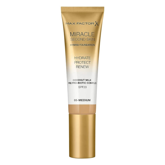 Max Factor Miracle Second Skin Foundation - The Health and Beauty Store