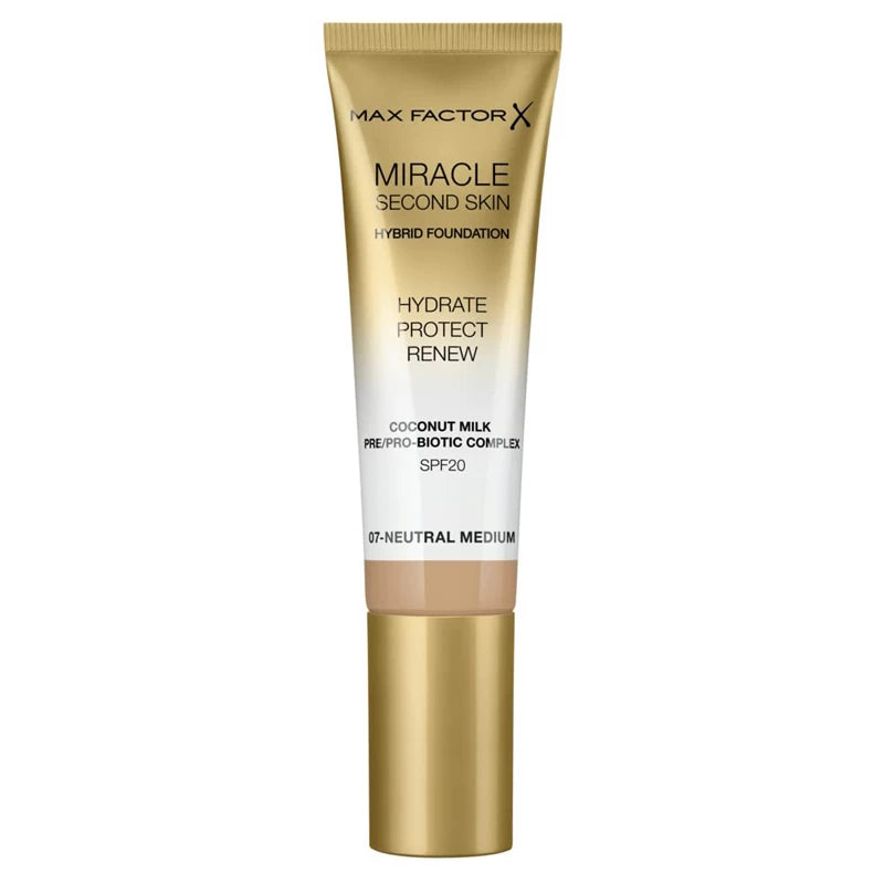 Max Factor Miracle Second Skin Foundation - The Health and Beauty Store