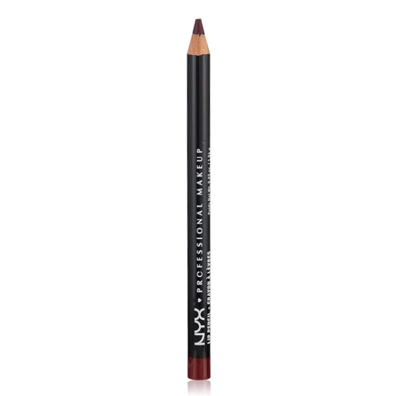 NYX Slim Lip Liner Pencil - Deep Purple - The Health and Beauty Store