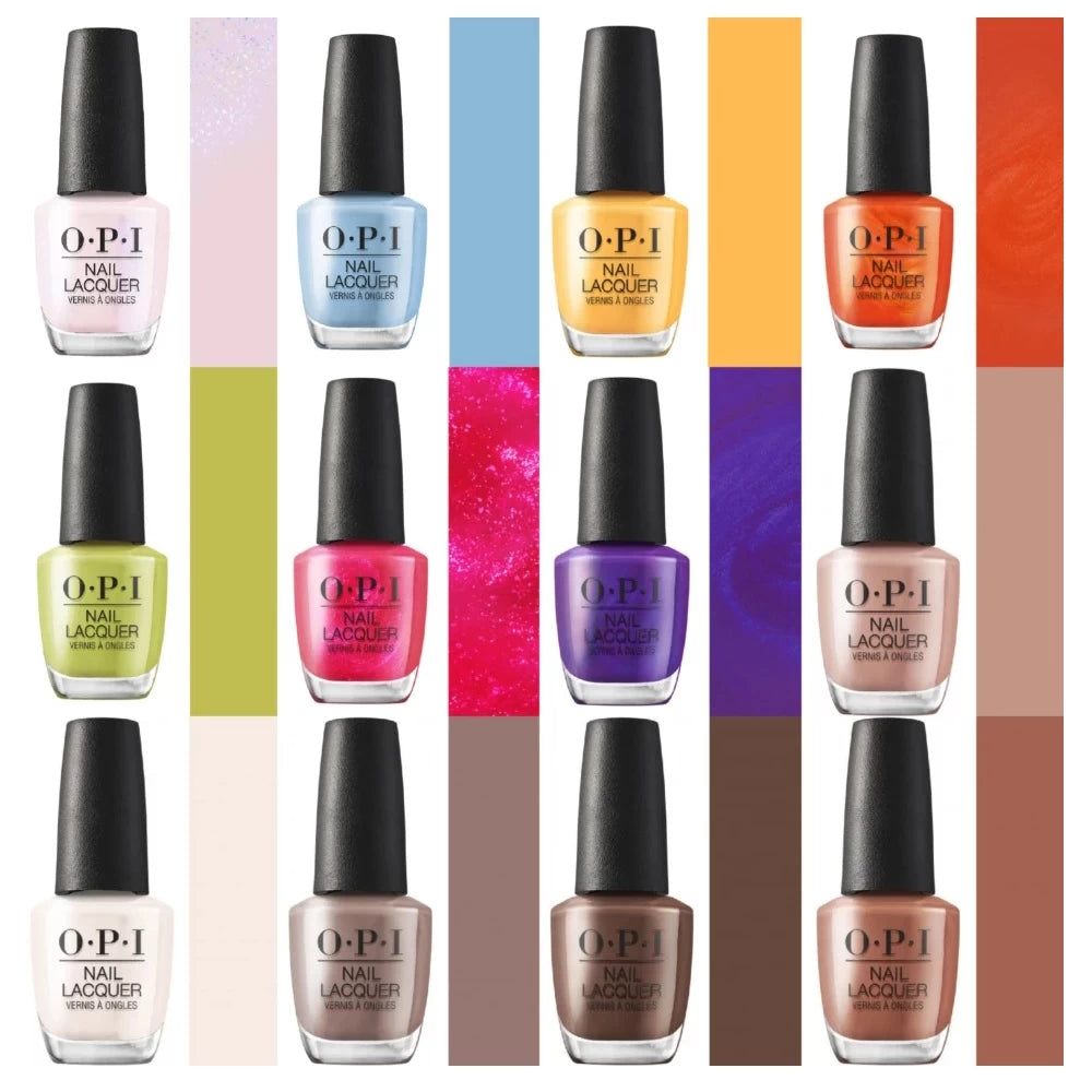 OPI Nail Lacquer 12 Shade Summer Collection Set - The Health and Beauty Store