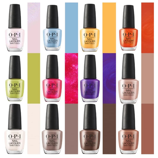 OPI Nail Lacquer 12 Shade Summer Collection Set - The Health and Beauty Store