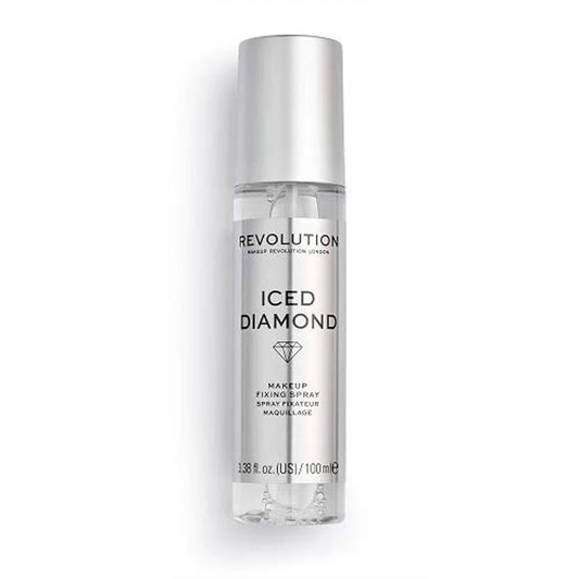 Revolution Iced Diamond Makeup Fixing Spray 100ml - The Health and Beauty Store