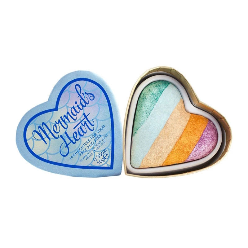 Revolution Mermaid Heart Highlighter For Face And Eyes - The Health and Beauty Store