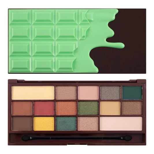 Revolution Mint Chocolate 18 Eyeshadow Palette - The Health and Beauty Store