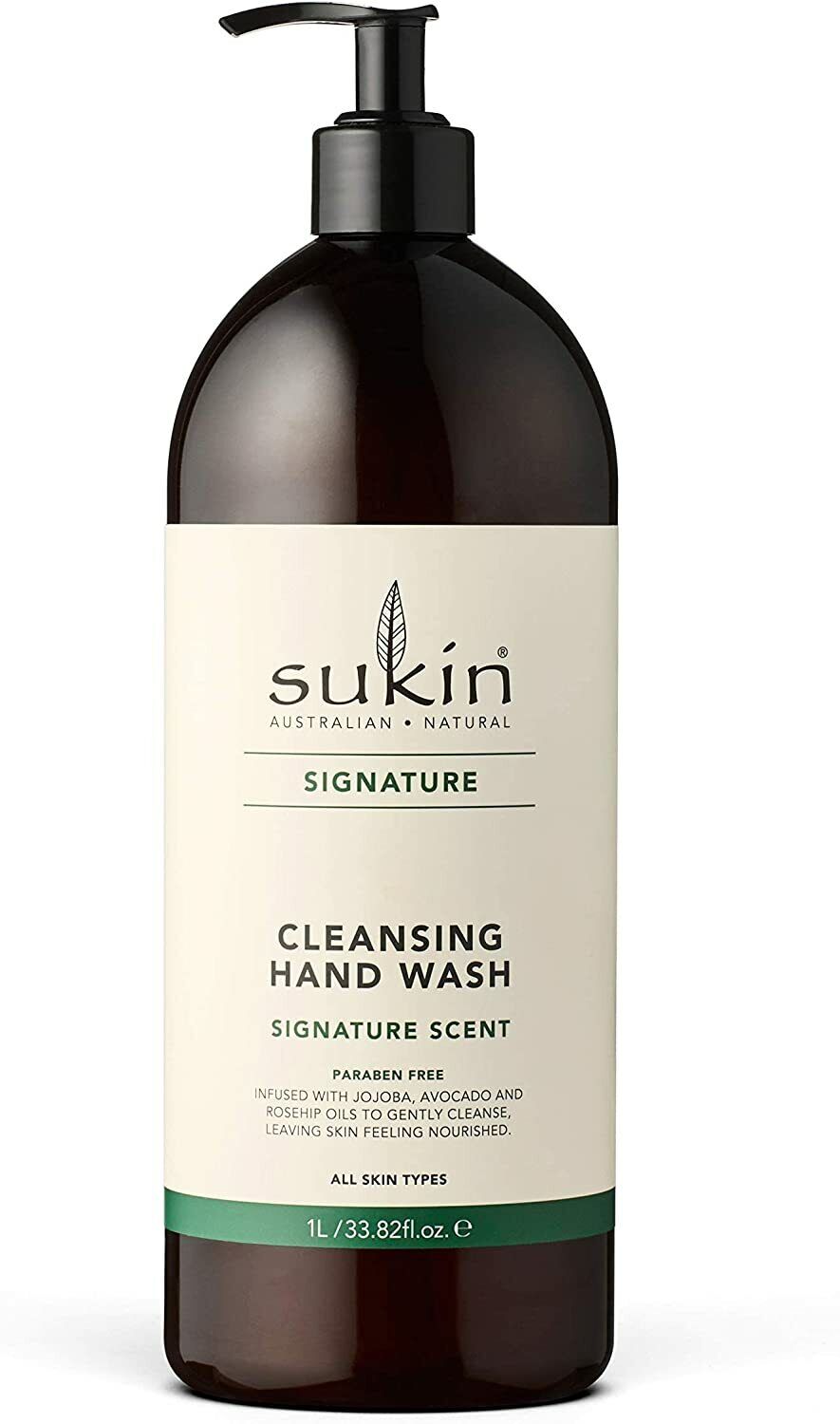 Sukin Signature Handwash 1 litre - The Health and Beauty Store