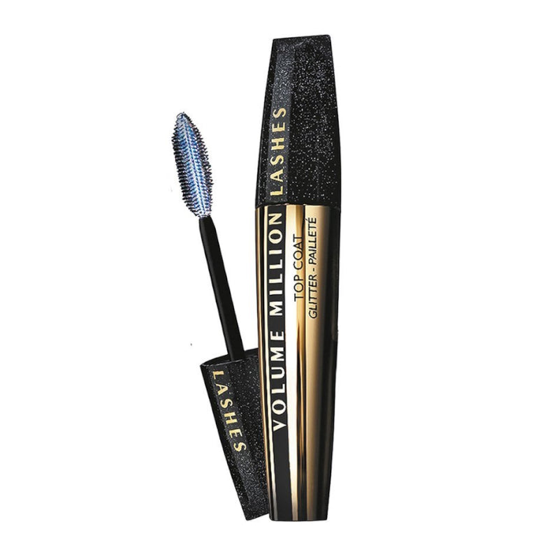 L'Oreal Volume Million Lashes Top Coat Glitter Gel Mascara - The Health and Beauty Store