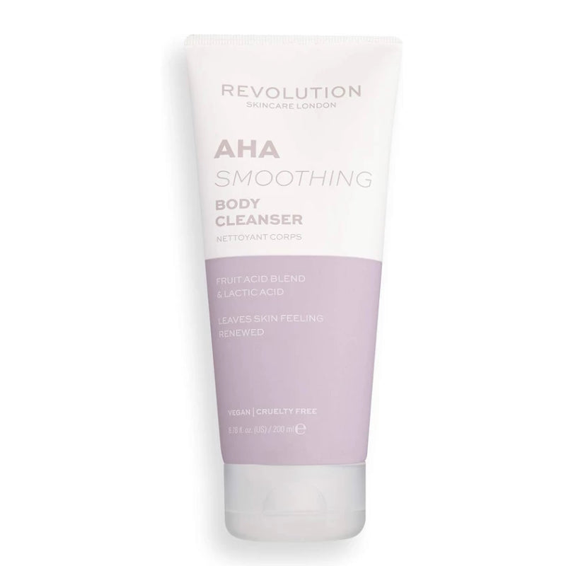 Revolution AHA Smoothing Body Cleanser 200ml - The Health and Beauty Store